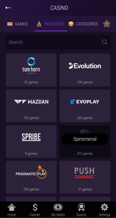JackPoker スマートフォン