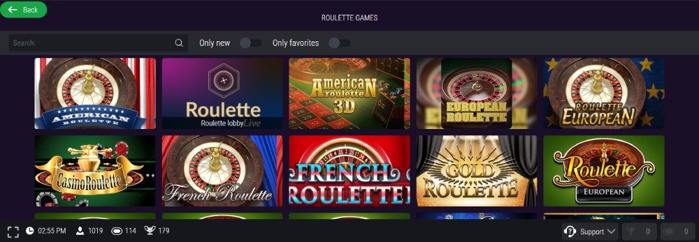 Jackpoker ルーレット
